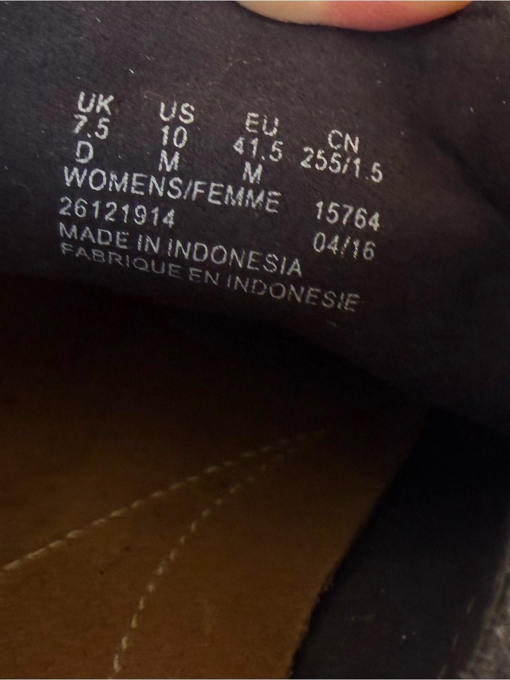 Clarks Artisan Janey Mae suede oxford dark blue Sz 10 comfort super soft great!! - Picture 5 of 6